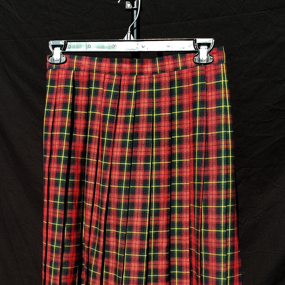Midi Plaid Skirt - Classic Punk Style - 12